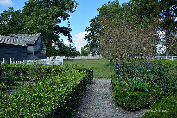 A formal garden at Somerset Place