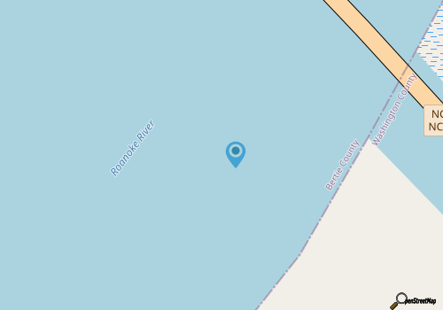 Fireline Fishing – Lower Roanoke River map location