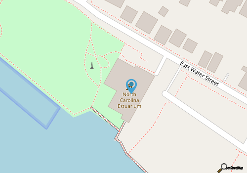 North Carolina Estuarium map location