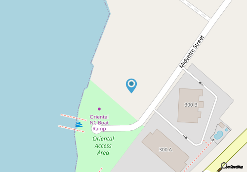 Pamlico Pirate Fishing Charters – Oriental map location