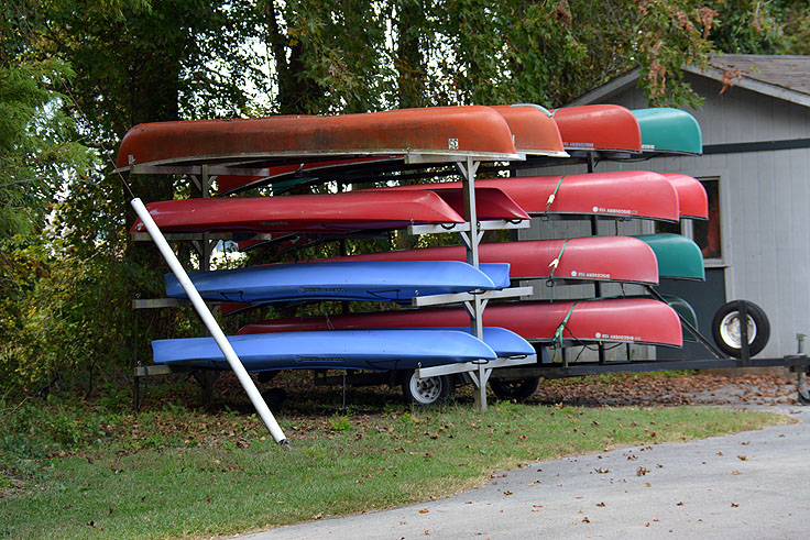Kayak and Canoe rentals at Pettigrew State Park