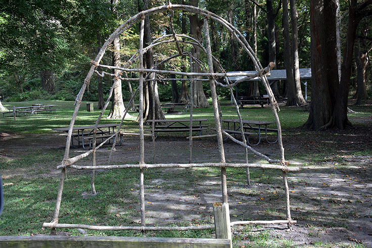 Historic building construction display