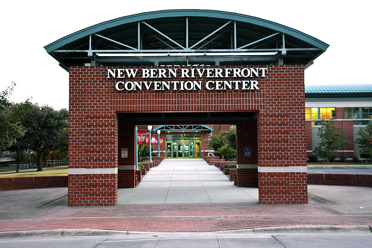 Entrance to the New Bern Convention Center