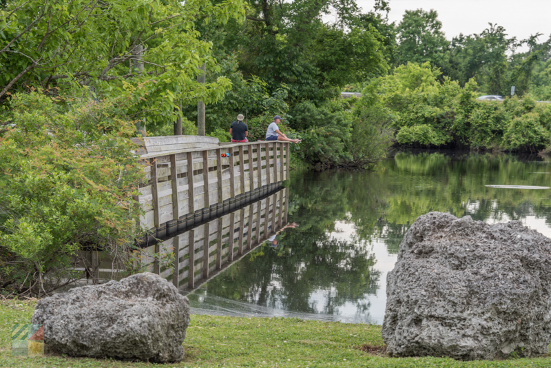 Fishing at Lawson Creek Park