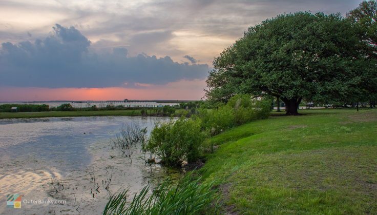 Soundside view at Whalehead in Historic Corolla