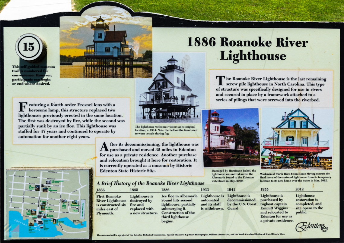 Roanoke River Lighthouse Edenton NC