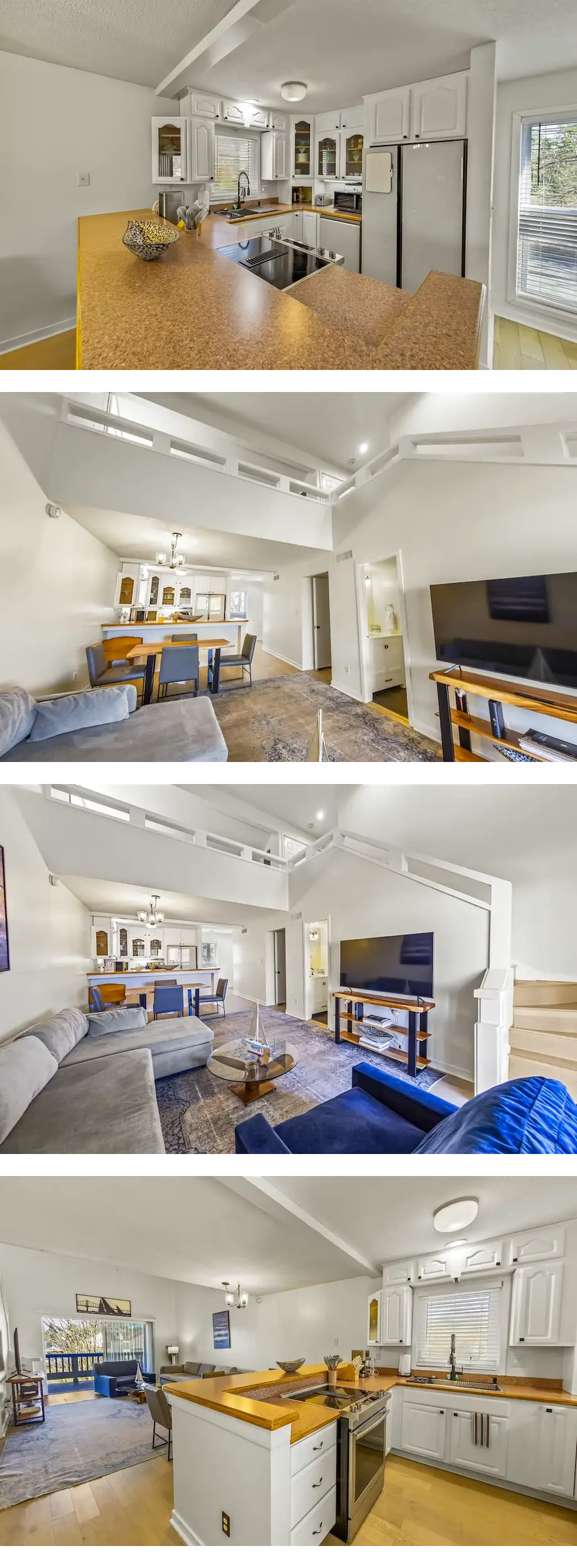 Water View 1 Bedroom Townhome with Loft. 